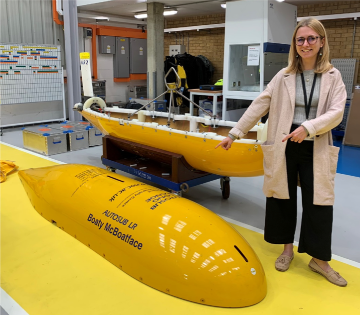 A photo from when I met Boaty McBoatface!